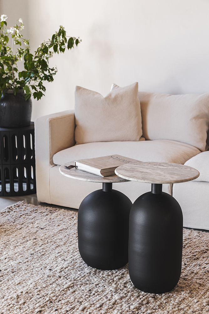 Fusion Side Table Set in Newt