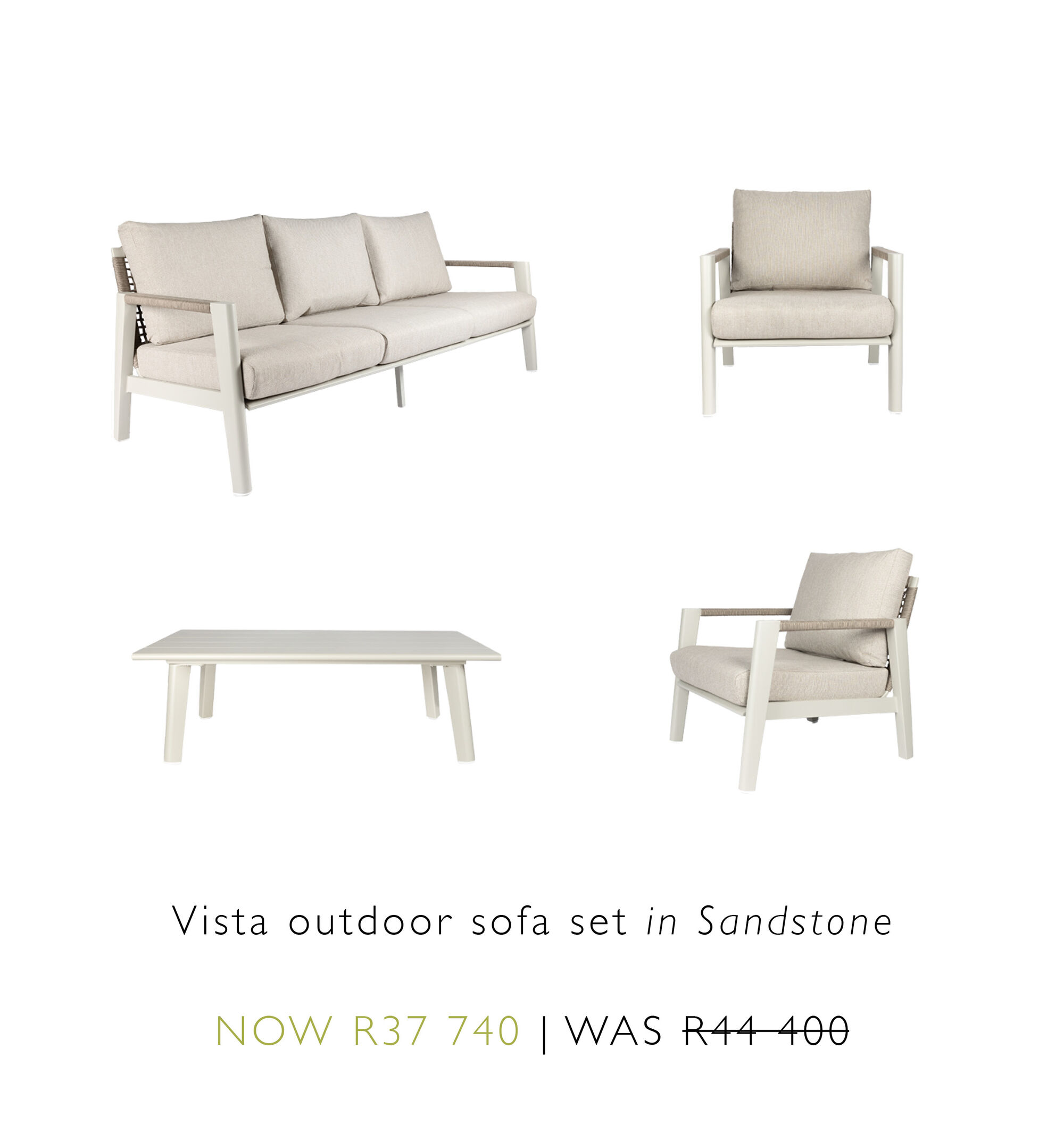 Vista Outdoor Sofa Set