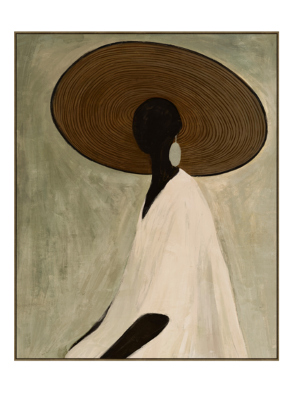 Lady of Leisure Wall Art in Minty Breeze