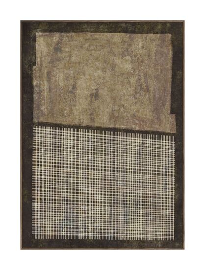 Threadline Wall Art in Praline