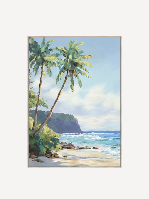 St Lucia Wall Art in Azure