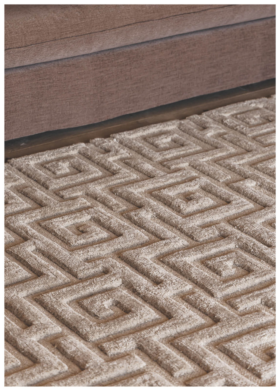 Maze Runner Rug in Dune
