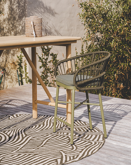 Tulum Teak Bar Table 4-Seater in Natura