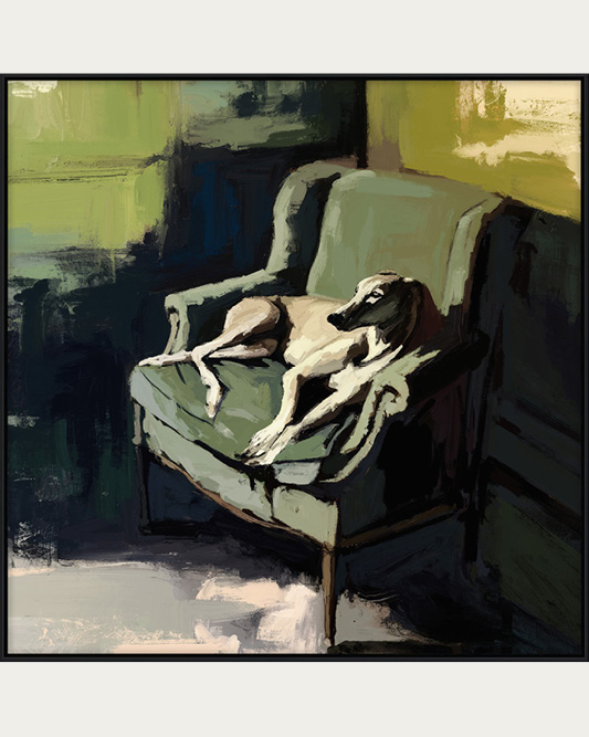 The Loyal Companion Wall Art in Hunter