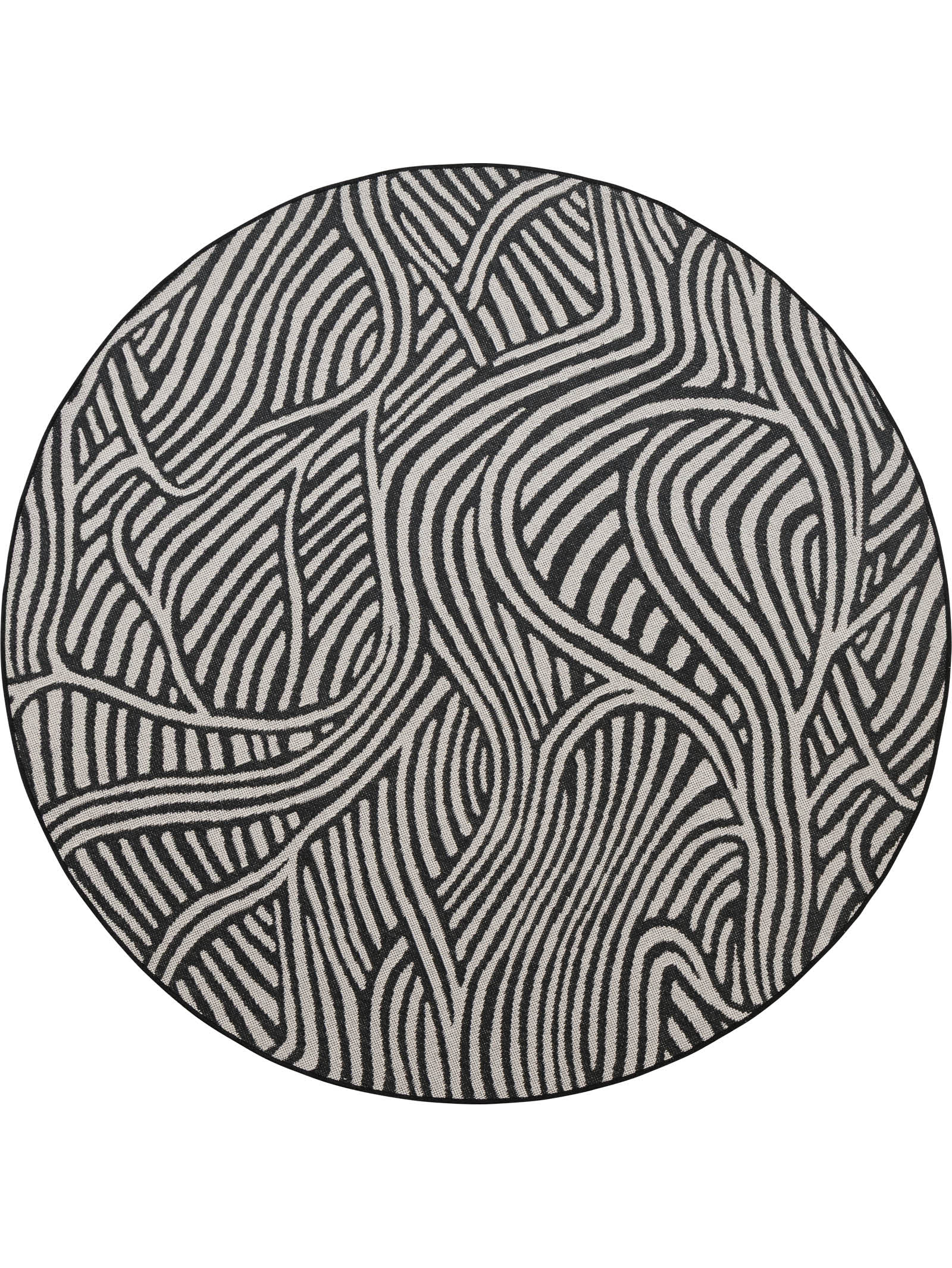 Current Round Rug in Jetty