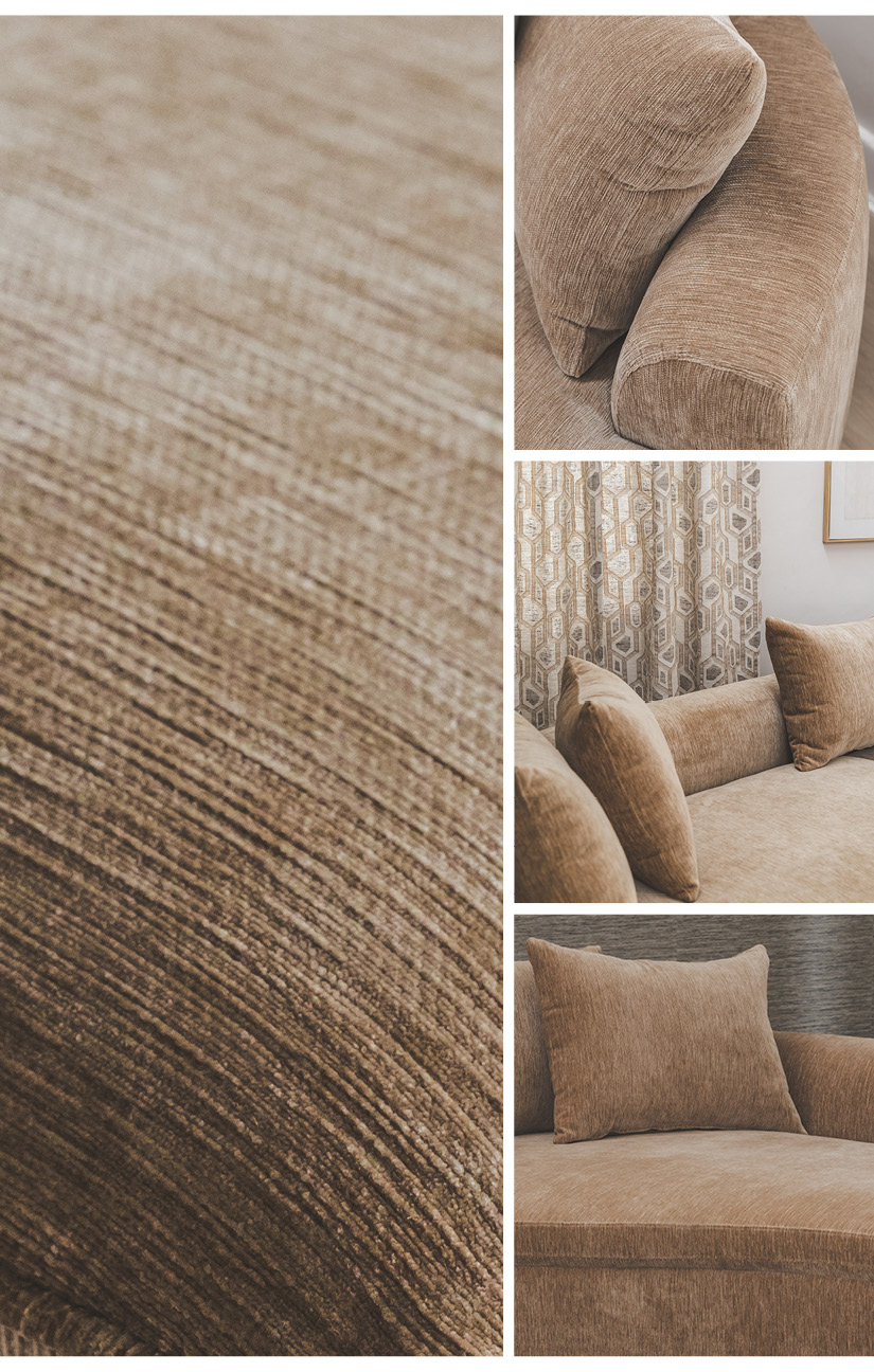 Baine 4-Seater Sofa in Wilwood Almond