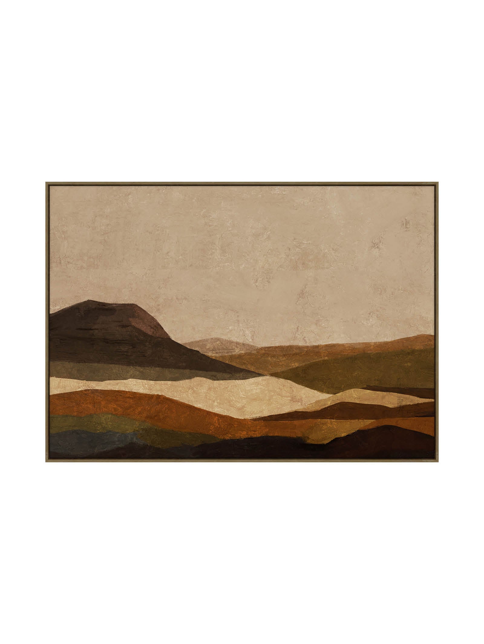 Valley of the Hills Wall Art in Terra