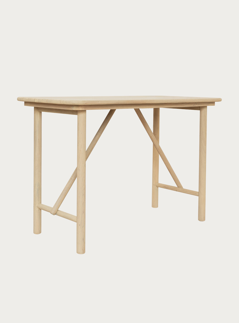 Tulum Teak Bar Table 4-Seater in Natura