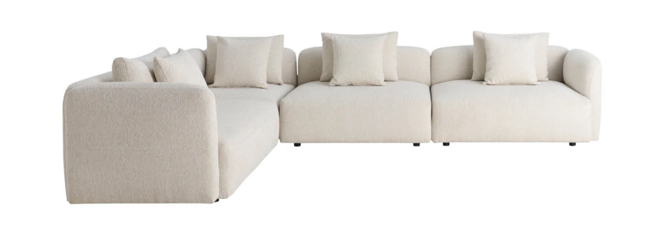 Aluna Modular Sofa Set in Cloud