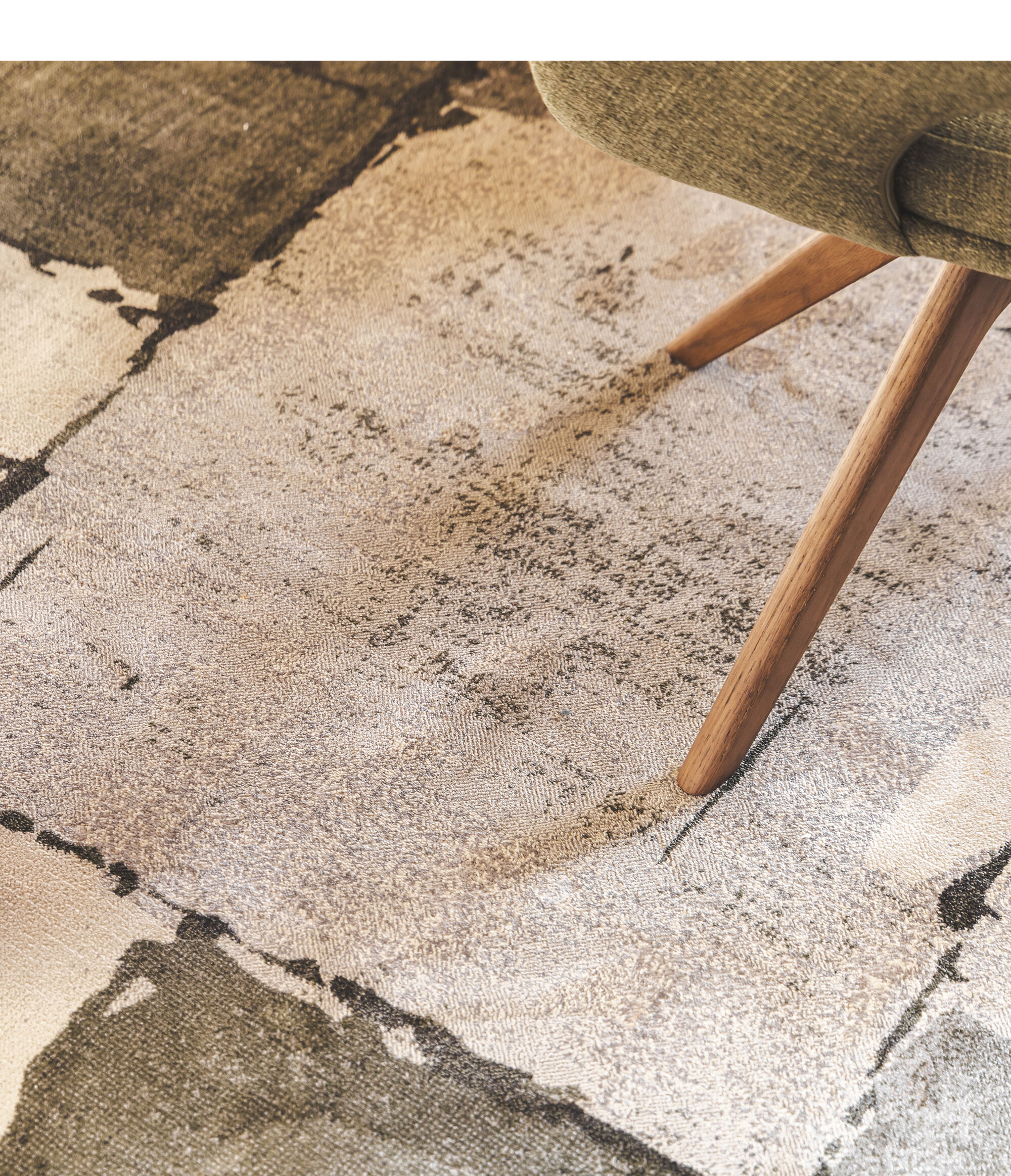 Urban Grit Rug in Moss