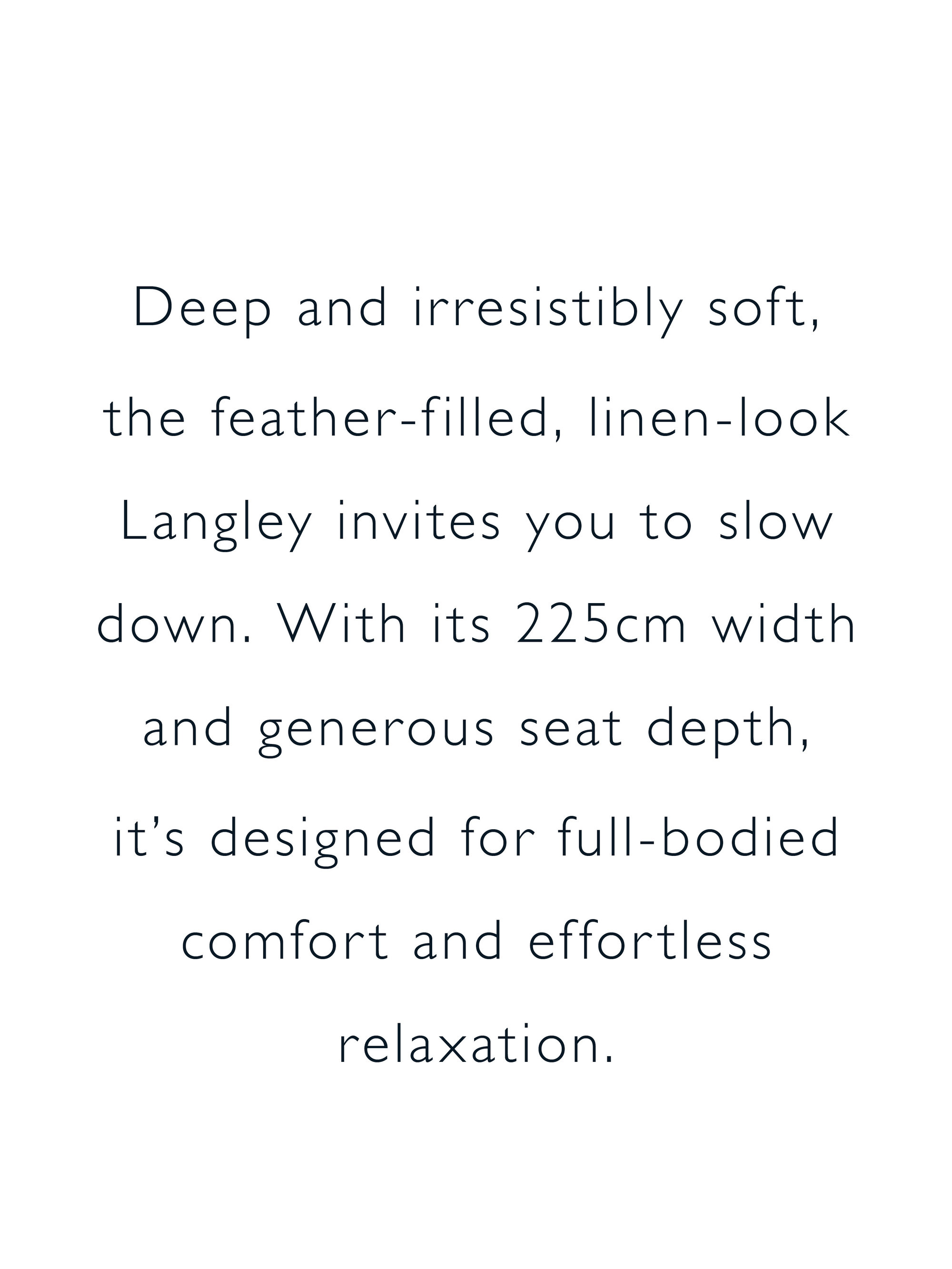 Langley Sofa 3-Seater