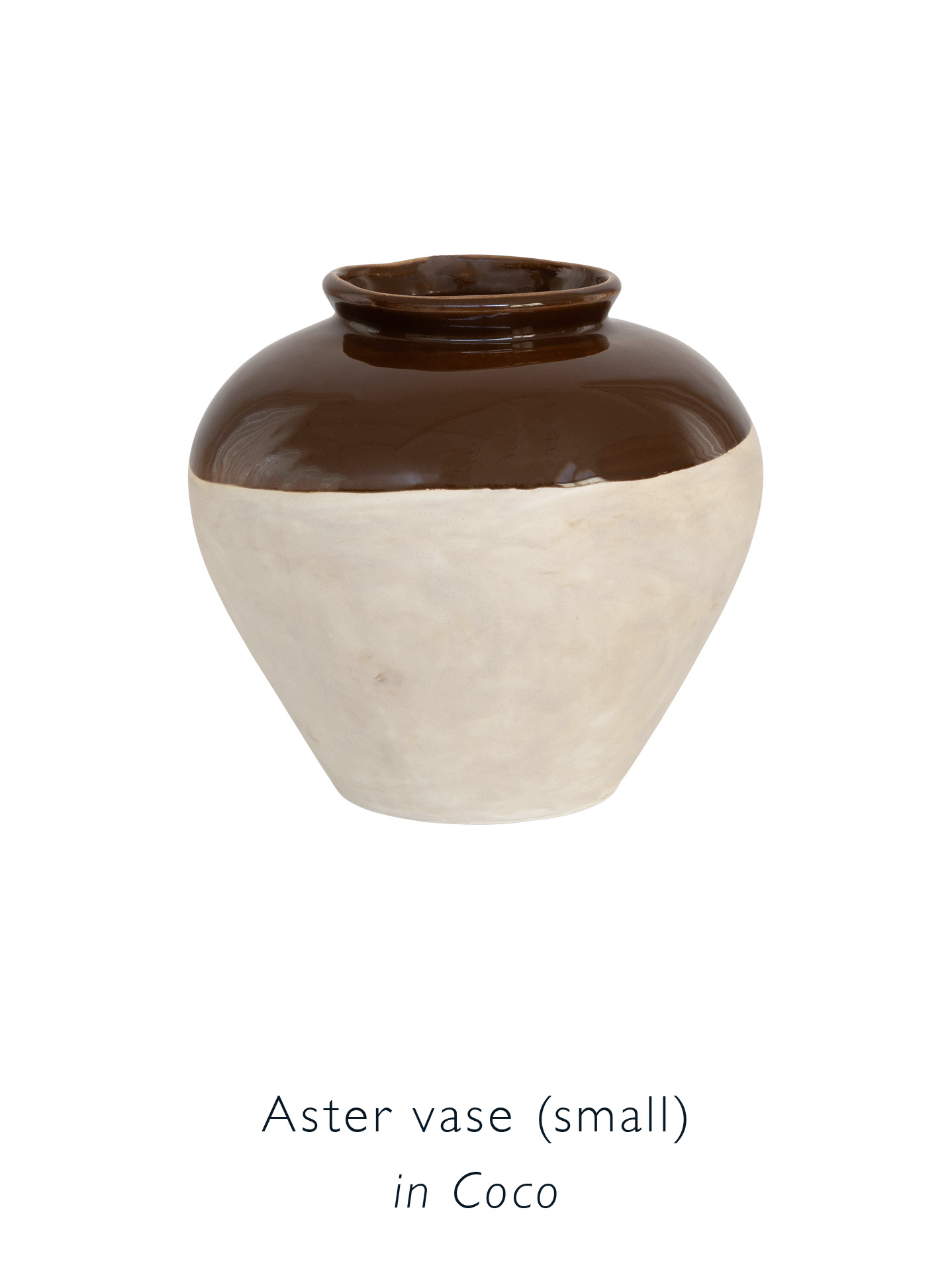 Aster Vase - #4b2a17 Coco / Small