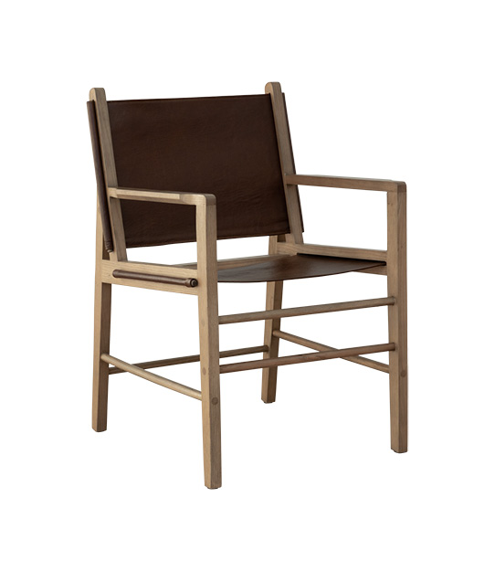 Commodore Leather Occasional Chair