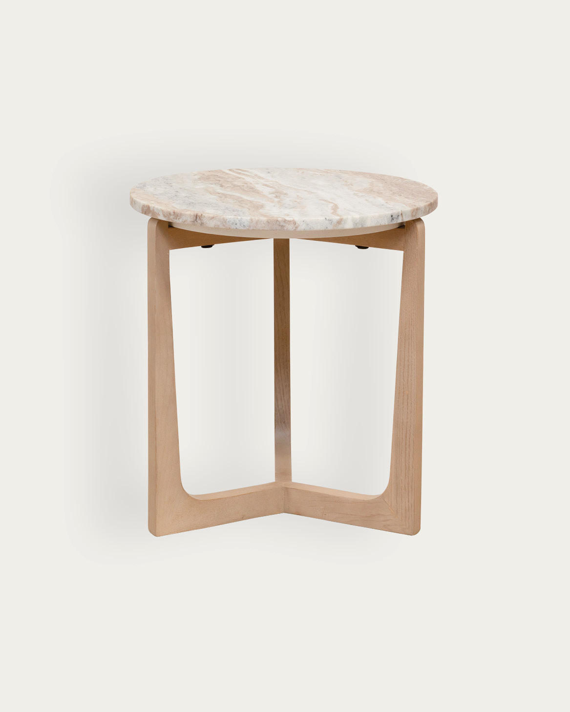 Ardent Oak Side Table in Pebble Beach