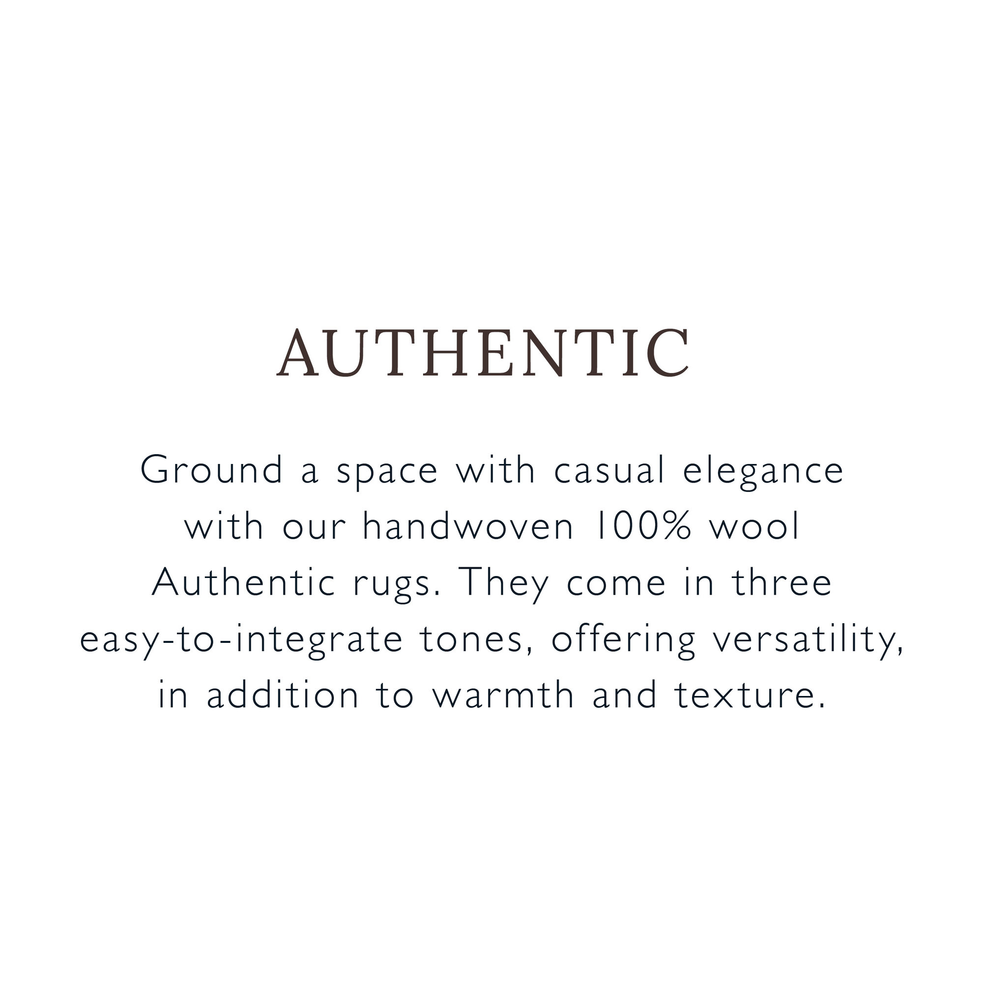 Authentic Rug in Sand