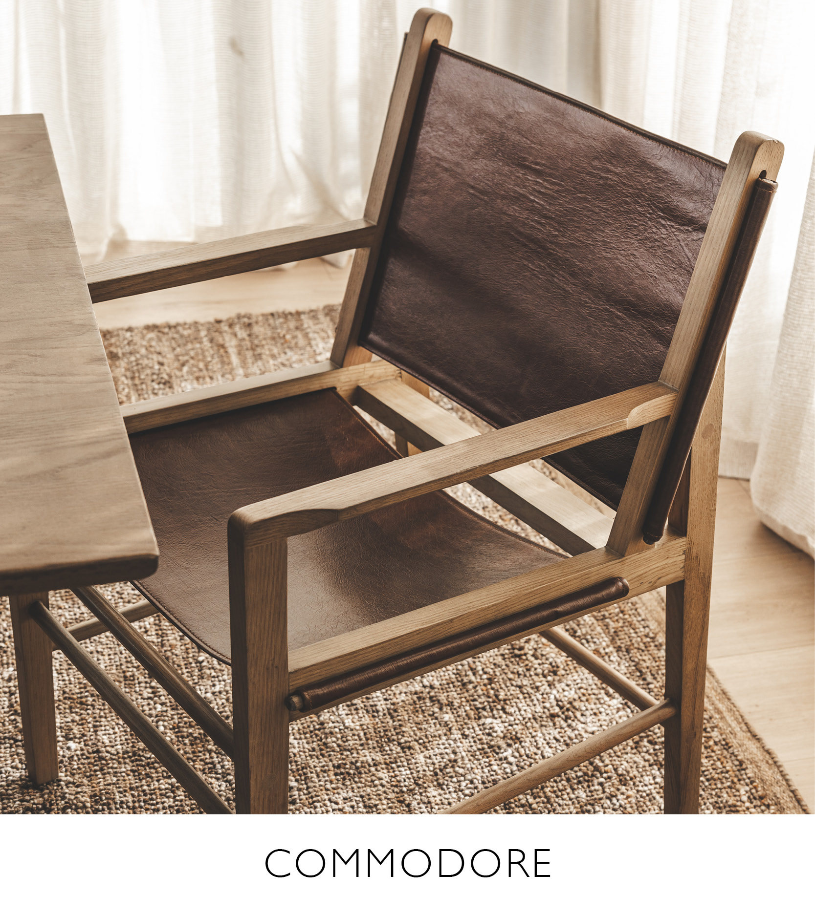 Commodore Leather Occasional Chair