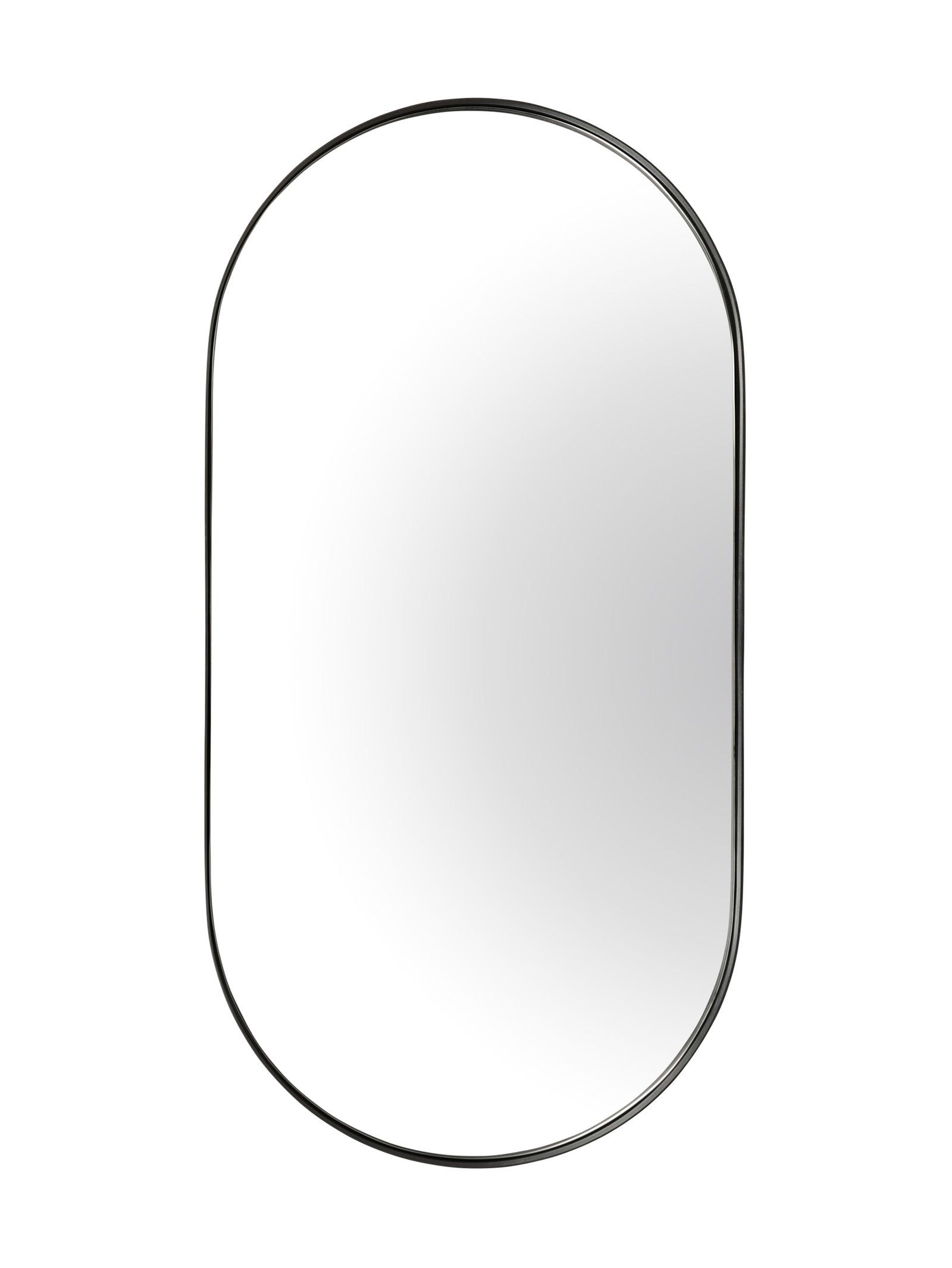 Albano Mirror in Matte Black