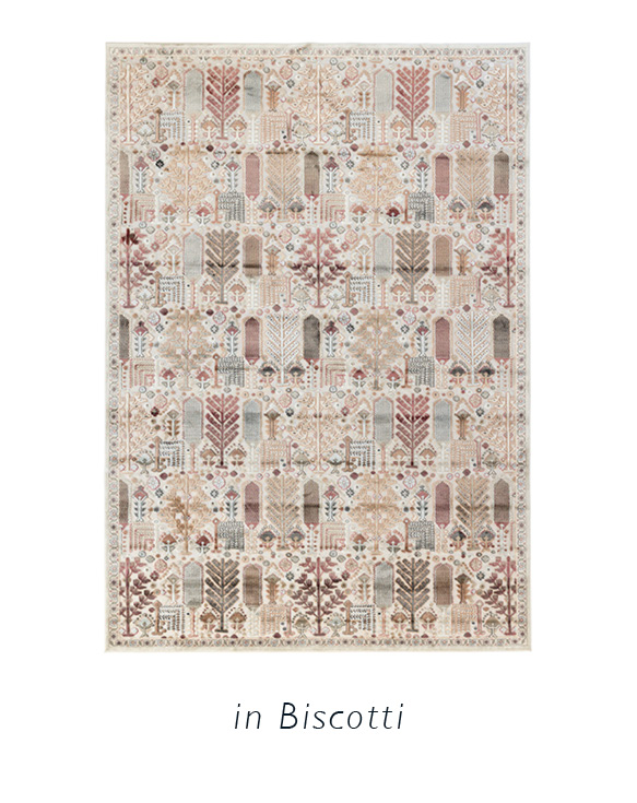 Minstrel Rug in Biscotti