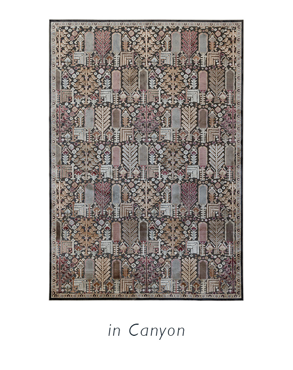 Minstrel Rug in Indigo
