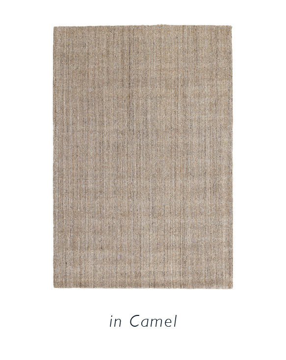 Minstrel Rug in Biscotti