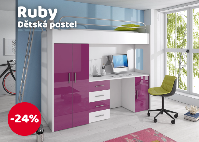 ruby detska postel