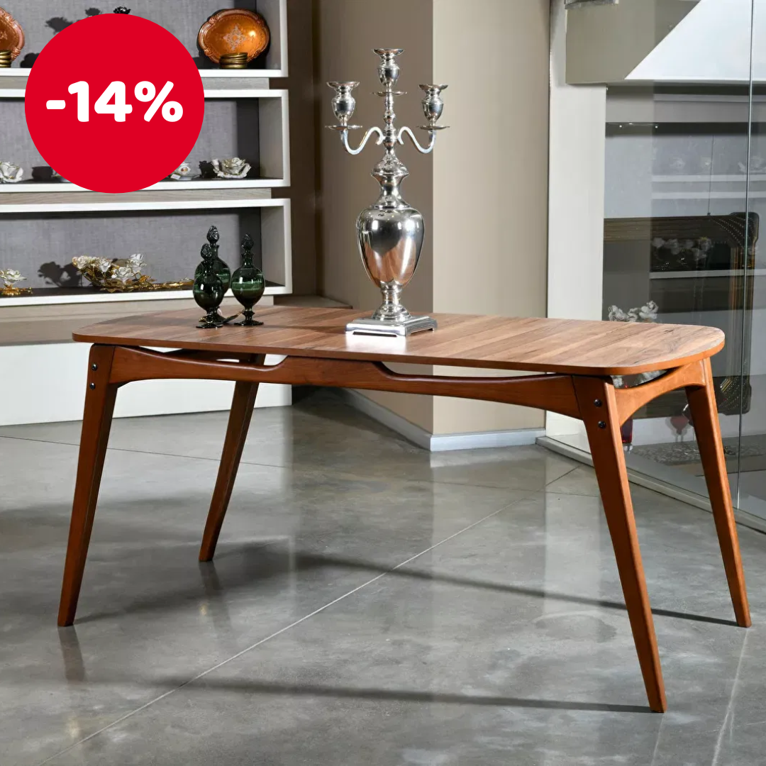 Jídelní stůl (pro 6 osob) Toukuta (Ořech)