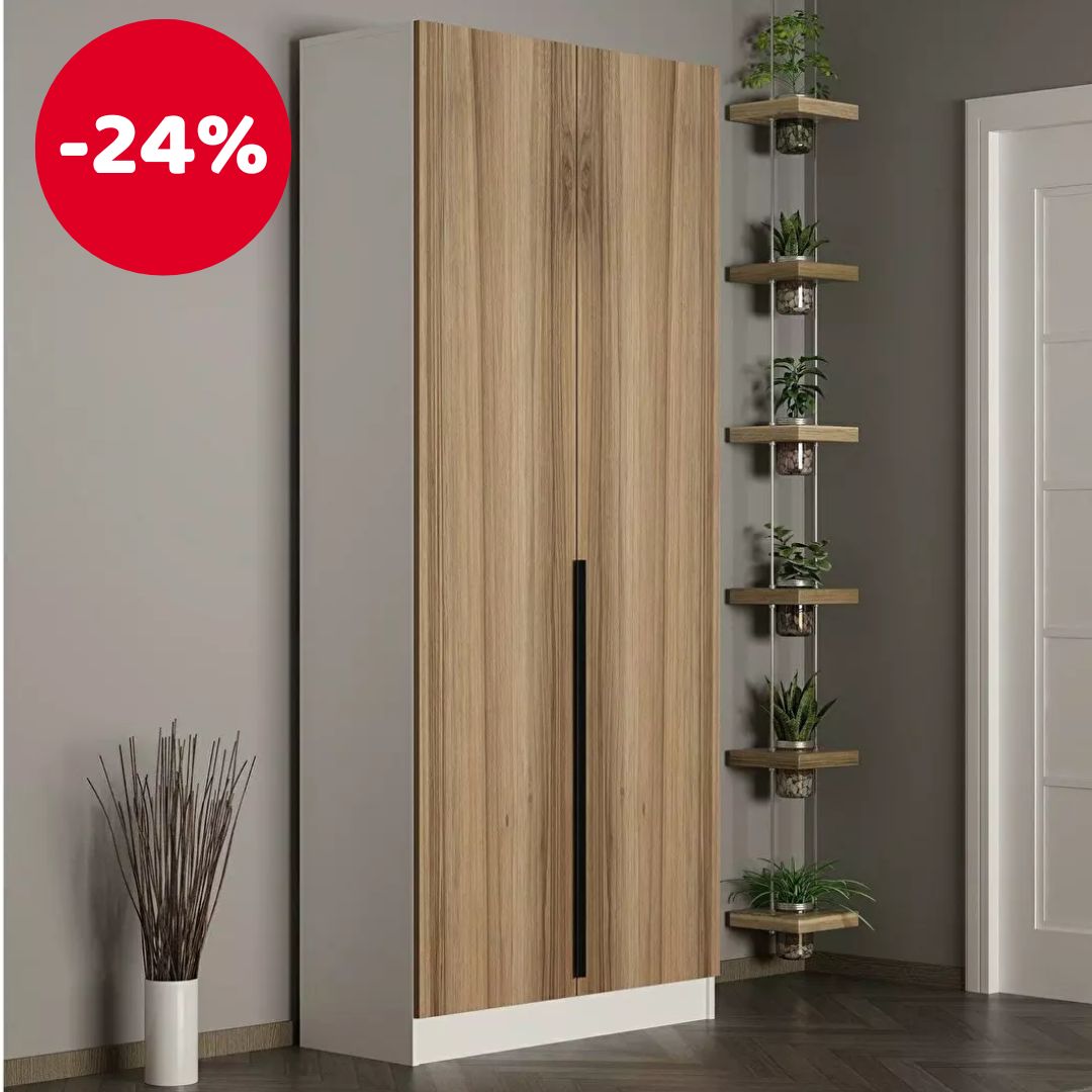 Šatní skříň Nemake 31 (ořech)