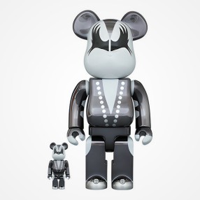 Medicom Toy - 100% + 400% Kiss Demon Chrome Be@rbrick Toy