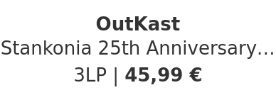 OutKast - Stankonia 25th Anniversary Colored Vinyl Edition