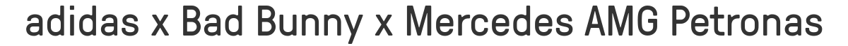 adidas x Bad Bunny x Mercedes AMG Petronas