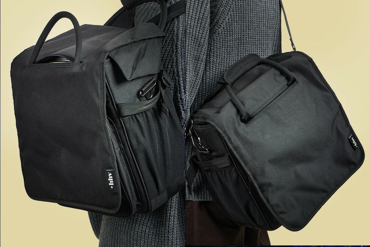 Vinyl DJ Rucksack / Schultertasche (Equipment)