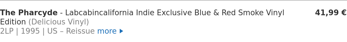 The Pharcyde - Labcabincalifornia Indie Exclusive Blue & Red Smoke Vinyl Edition