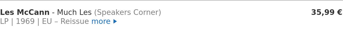 Les McCann - Much Les