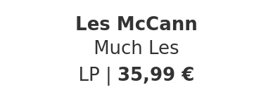 Les McCann - Much Les
