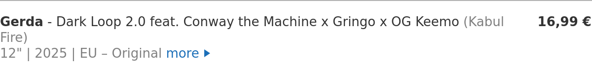 Gerda - Dark Loop 2.0 feat. Conway the Machine x Gringo x OG Keemo