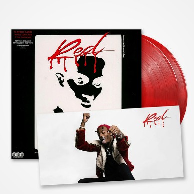 Playboi Carti - Whole Lotta Red 5th Anniversary Limited Transparent Red Vinyl Edition w/ Poster