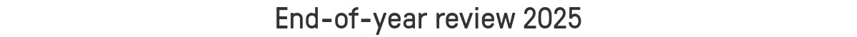 End-of-year review 2025