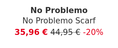 No Problemo - No Problemo Scarf