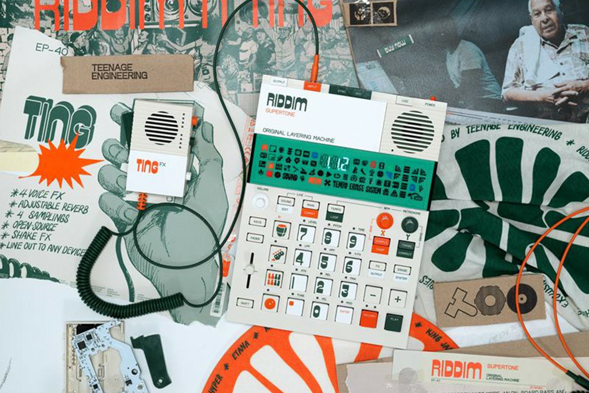 Teenage Engineering EP-40 riddim & EP-2350 ting