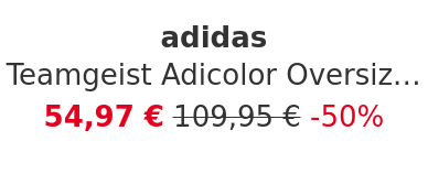 adidas - Teamgeist Adicolor Oversized Woven Track Top