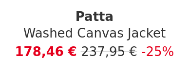 Patta - Washed Canvas Jacket