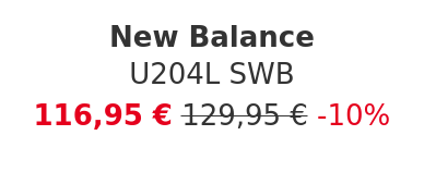 New Balance - U204L SWB