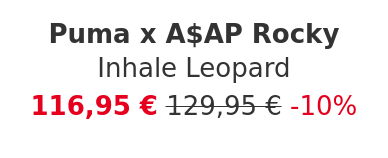 Puma x A$AP Rocky - Inhale Leopard