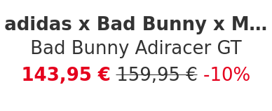 adidas x Bad Bunny x Mercedes AMG Petronas - Bad Bunny Adiracer GT