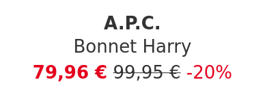A.P.C. - Bonnet Harry
