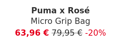 Puma x Rosé - Micro Grip Bag