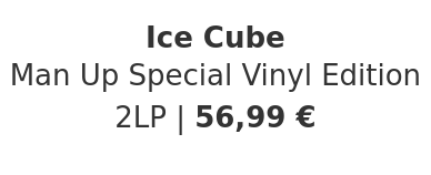 Ice Cube - Man Up Special Vinyl Edition