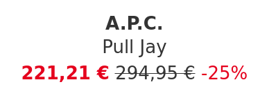 A.P.C. - Pull Jay