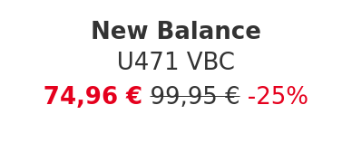 New Balance - U471 VBC