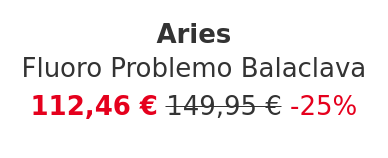 Aries - Fluoro Problemo Balaclava